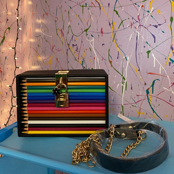 Handbags - SOLD!!!Colored Pencil Box Handbag.